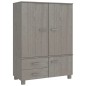 vidaXL Armario HAMAR madera maciza de pino gris claro 99x45x137 cm vidaXL Armario HAMAR madera maciza de pino gris claro 99x45x137 cm