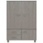 vidaXL Armario HAMAR madera maciza de pino gris claro 99x45x137 cm vidaXL Armario HAMAR madera maciza de pino gris claro 99x45x137 cm