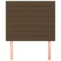 vidaXL Cabeceros 2 unidades de tela marrón oscuro 80x5x78/88 cm vidaXL Cabeceros 2 unidades de tela marrón oscuro 80x5x78/88 cm