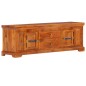 vidaXL Mueble de TV de madera maciza de acacia 119x30x40 cm vidaXL Mueble de TV de madera maciza de acacia 119x30x40 cm