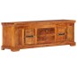 vidaXL Mueble de TV de madera maciza de acacia 119x30x40 cm vidaXL Mueble de TV de madera maciza de acacia 119x30x40 cm