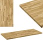 vidaXL Tablero de mesa rectangular madera maciza roble 44 mm 120x60 cm vidaXL Tablero de mesa rectangular madera maciza roble 44 mm 120x60 cm