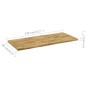 vidaXL Tablero de mesa rectangular madera maciza roble 44 mm 120x60 cm vidaXL Tablero de mesa rectangular madera maciza roble 44 mm 120x60 cm