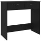 vidaXL Escritorio de madera contrachapada negro 80x40x75 cm vidaXL Escritorio de madera contrachapada negro 80x40x75 cm