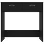 vidaXL Escritorio de madera contrachapada negro 80x40x75 cm vidaXL Escritorio de madera contrachapada negro 80x40x75 cm