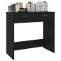 vidaXL Escritorio de madera contrachapada negro 80x40x75 cm vidaXL Escritorio de madera contrachapada negro 80x40x75 cm