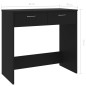 vidaXL Escritorio de madera contrachapada negro 80x40x75 cm vidaXL Escritorio de madera contrachapada negro 80x40x75 cm