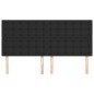 vidaXL Cabeceros 4 unidades de cuero sintético negro 100x5x78/88 cm vidaXL Cabeceros 4 unidades de cuero sintético negro 100x5x78/88 cm