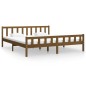 vidaXL Estructura cama madera maciza Super King marrón miel 180x200 cm vidaXL Estructura cama madera maciza Super King marrón miel 180x200 cm