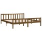 vidaXL Estructura cama madera maciza Super King marrón miel 180x200 cm vidaXL Estructura cama madera maciza Super King marrón miel 180x200 cm
