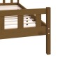 vidaXL Estructura cama madera maciza Super King marrón miel 180x200 cm vidaXL Estructura cama madera maciza Super King marrón miel 180x200 cm