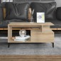 vidaXL Mesa de centro madera contrachapada roble Sonoma 90x49x45 cm vidaXL Mesa de centro madera contrachapada roble Sonoma 90x49x45 cm