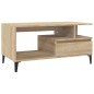 vidaXL Mesa de centro madera contrachapada roble Sonoma 90x49x45 cm vidaXL Mesa de centro madera contrachapada roble Sonoma 90x49x45 cm