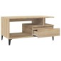 vidaXL Mesa de centro madera contrachapada roble Sonoma 90x49x45 cm vidaXL Mesa de centro madera contrachapada roble Sonoma 90x49x45 cm