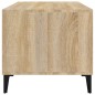 vidaXL Mesa de centro madera contrachapada roble Sonoma 90x49x45 cm vidaXL Mesa de centro madera contrachapada roble Sonoma 90x49x45 cm