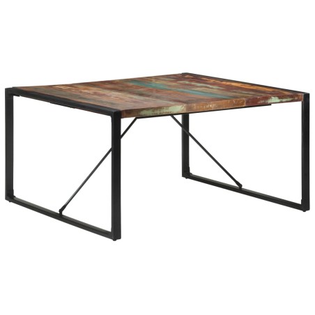 vidaXL Mesa de comedor de madera maciza reciclada 140x140x75 cm