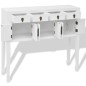 vidaXL Aparador de estilo chino de madera maciza blanco vidaXL Aparador de estilo chino de madera maciza blanco
