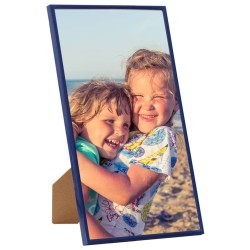 vidaXL Marcos de fotos collage de mesa 3 uds azul MDF 13x18 cm