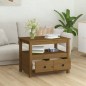 vidaXL Mesa de centro de madera maciza de pino marrón miel 71x49x55 cm vidaXL Mesa de centro de madera maciza de pino marrón miel 71x49x55 cm