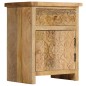 vidaXL Mesita de noche de madera maciza de mango 40x30x50 cm vidaXL Mesita de noche de madera maciza de mango 40x30x50 cm