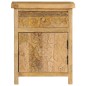 vidaXL Mesita de noche de madera maciza de mango 40x30x50 cm vidaXL Mesita de noche de madera maciza de mango 40x30x50 cm
