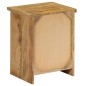vidaXL Mesita de noche de madera maciza de mango 40x30x50 cm vidaXL Mesita de noche de madera maciza de mango 40x30x50 cm