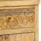 vidaXL Mesita de noche de madera maciza de mango 40x30x50 cm vidaXL Mesita de noche de madera maciza de mango 40x30x50 cm