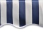 vidaXL Toldo de lona azul y blanco 3x2,5 m sin armazón vidaXL Toldo de lona azul y blanco 3x2,5 m sin armazón
