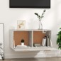 vidaXL Armario pared madera contrachapada gris hormigón 80x35x36,5 cm vidaXL Armario pared madera contrachapada gris hormigón 80x35x36,5 cm