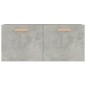 vidaXL Armario pared madera contrachapada gris hormigón 80x35x36,5 cm vidaXL Armario pared madera contrachapada gris hormigón 80x35x36,5 cm