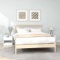 vidaXL Mesitas de noche 2 uds madera contrachapada color blanco vidaXL Mesitas de noche 2 uds madera contrachapada color blanco