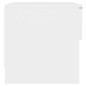 vidaXL Mesitas de noche 2 uds madera contrachapada color blanco vidaXL Mesitas de noche 2 uds madera contrachapada color blanco