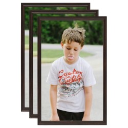 vidaXL Marcos de foto collage de mesa 3 uds negro MDF 10x15 cm