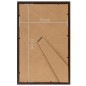 vidaXL Marcos de foto collage de mesa 3 uds negro MDF 10x15 cm