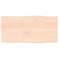 vidaXL Tablero de mesa madera maciza borde natural 80x40x(2-4) cm vidaXL Tablero de mesa madera maciza borde natural 80x40x(2-4) cm