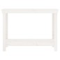 vidaXL Banco de trabajo de madera maciza de pino blanco 110x50x80 cm vidaXL Banco de trabajo de madera maciza de pino blanco 110x50x80 cm