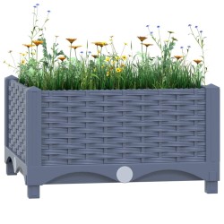 vidaXL Arriate polipropileno 40x40x23 cm