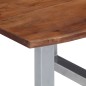 vidaXL Mesa de centro borde natural madera maciza acacia 60x60x40 cm vidaXL Mesa de centro borde natural madera maciza acacia 60x60x40 cm