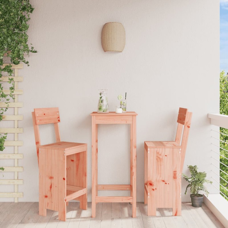 vidaXL Taburetes de cocina 2 uds madera abeto Douglas 40x48,5x115,5 cm vidaXL Taburetes de cocina 2 uds madera abeto Douglas 40x48,5x115,5 cm
