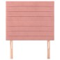 vidaXL Cabeceros 2 unidades de terciopelo rosa 80x5x78/88 cm vidaXL Cabeceros 2 unidades de terciopelo rosa 80x5x78/88 cm