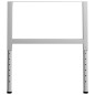 vidaXL Estructura de banco de trabajo 2 uds metal 85x(69-95,5)cm gris vidaXL Estructura de banco de trabajo 2 uds metal 85x(69-95,5)cm gris