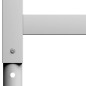 vidaXL Estructura de banco de trabajo 2 uds metal 85x(69-95,5)cm gris vidaXL Estructura de banco de trabajo 2 uds metal 85x(69-95,5)cm gris