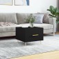 vidaXL Mesa de centro madera contrachapada negro 50x50x40 cm vidaXL Mesa de centro madera contrachapada negro 50x50x40 cm