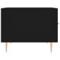 vidaXL Mesa de centro madera contrachapada negro 50x50x40 cm vidaXL Mesa de centro madera contrachapada negro 50x50x40 cm