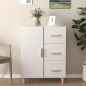 vidaXL Aparador de madera de ingeniería blanco 69,5x34x90 cm