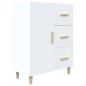 vidaXL Aparador de madera de ingeniería blanco 69,5x34x90 cm