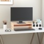 vidaXL Soporte para monitor madera maciza de pino 50x24x16 cm vidaXL Soporte para monitor madera maciza de pino 50x24x16 cm