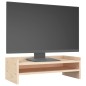 vidaXL Soporte para monitor madera maciza de pino 50x24x16 cm vidaXL Soporte para monitor madera maciza de pino 50x24x16 cm