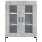 vidaXL Aparador alto madera contrachapada gris hormigón 69,5x34x180 cm vidaXL Aparador alto madera contrachapada gris hormigón 69,5x34x180 cm
