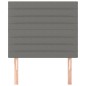 vidaXL Cabeceros 2 unidades de tela gris oscuro 100x5x78/88 cm vidaXL Cabeceros 2 unidades de tela gris oscuro 100x5x78/88 cm